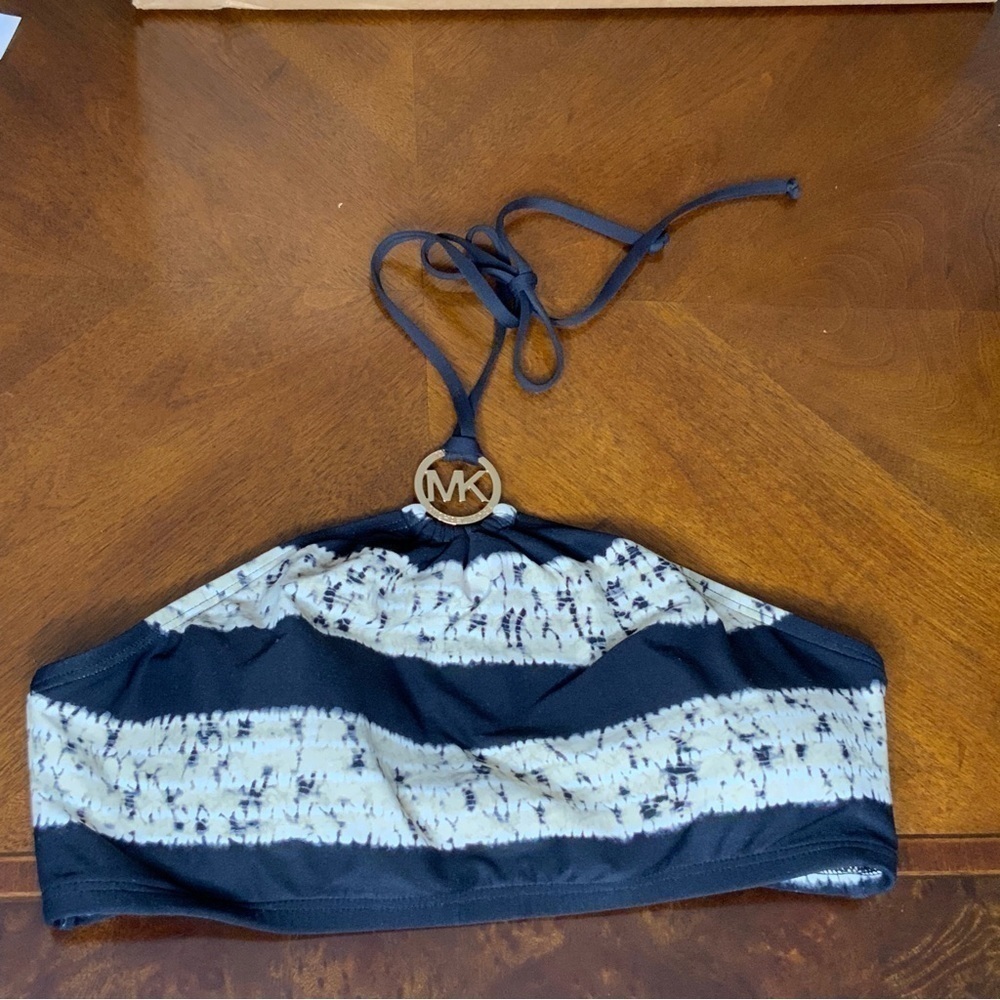 MICHAEL Kors tie dye bralette/swim top/halter bra. Size M - Picture 3 of 4